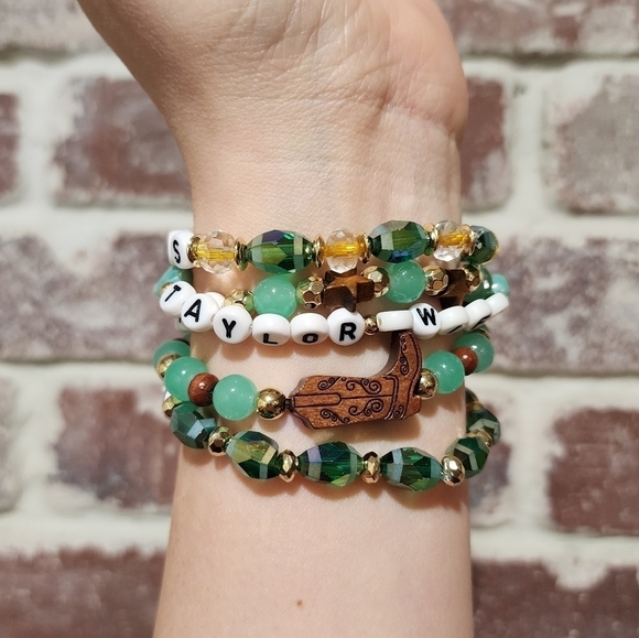 Taylor Swift Tim McGraw Handmade Friendship Bracelets Set Of 5 - Picture 10 of 10